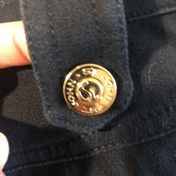 ST JOHN SPORT CONVERTIBLE ROLLUP PANTS BLACK SZ 10 - Picture 11 of 11